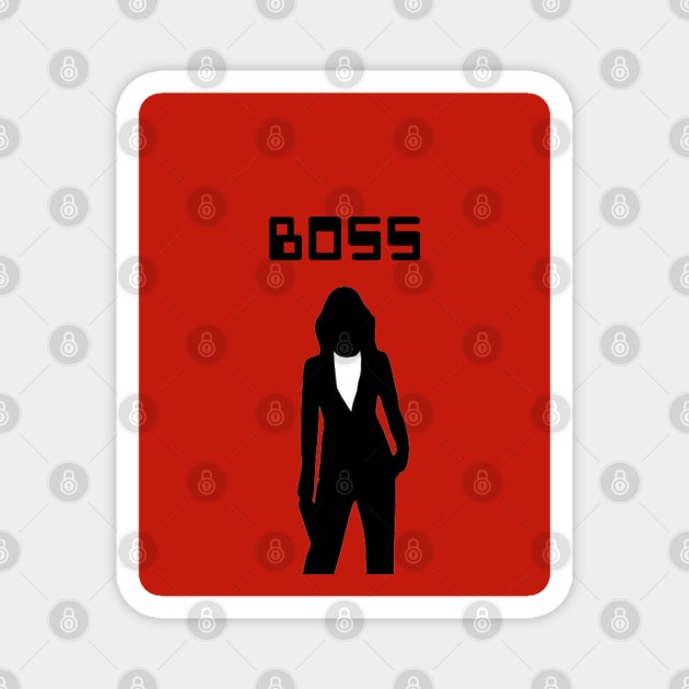 Boss lady Magnet by 4wardlabel