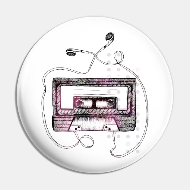 Mixtape Pin by Barlena