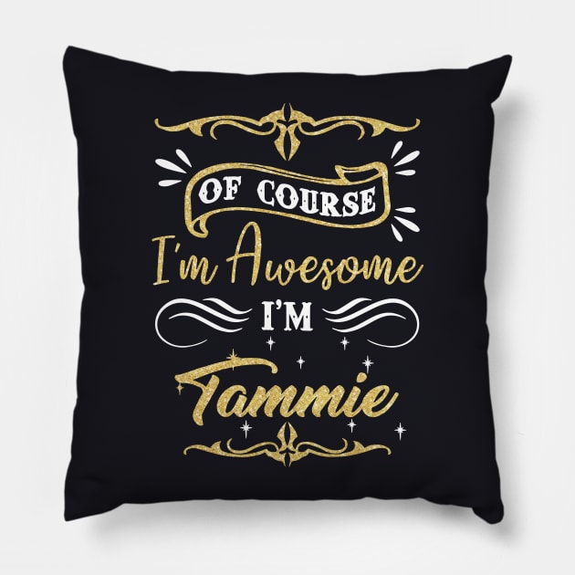 Of Course I Am Awsome I Am Fammie Awesome Pillow by huepham613