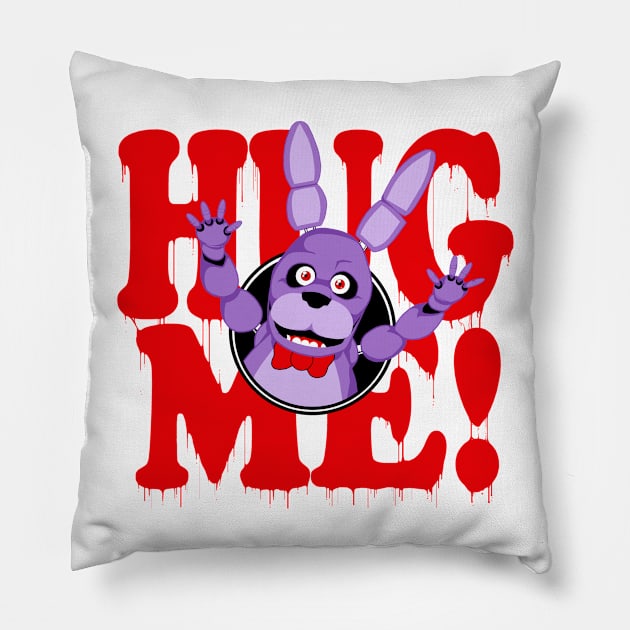 HUG ME! Pillow by catdinosaur