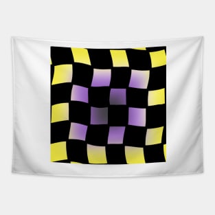 Checker Board - Nonbinary Pride Tapestry