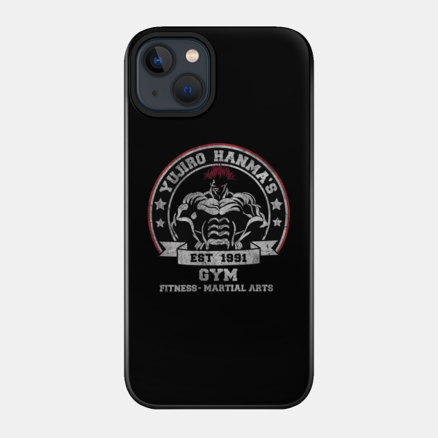 Yujiro hanma gym vintage - Gym - Phone Case