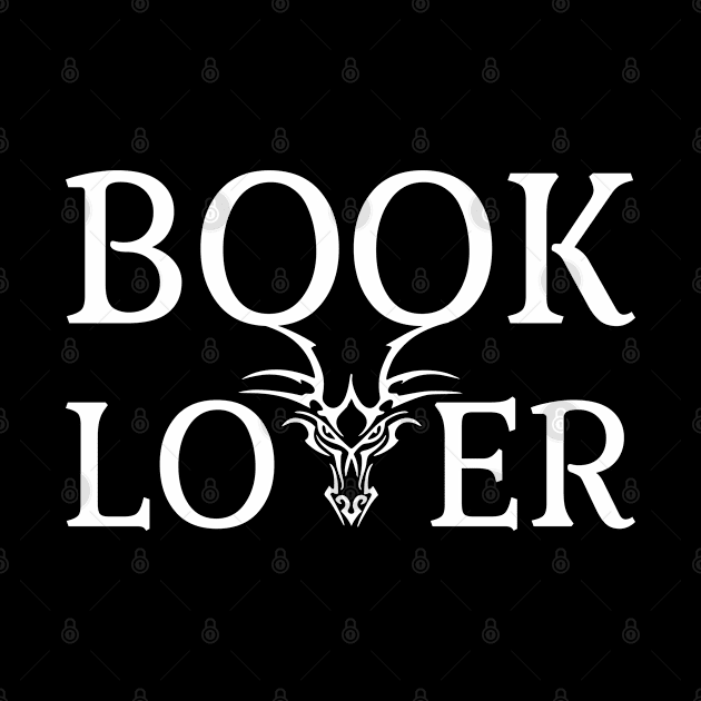 Book Lover Fantasy Dragon by All About Nerds