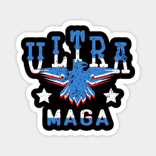 ultra maga eagle funny quote Magnet