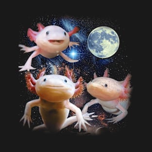 Aquatic Elegance Axolotl-Inspired T-Shirts for Trendy Nature Enthusiasts T-Shirt