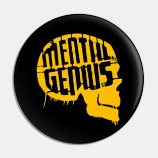 MENTAL GENIUS - Collector yellow edition Pin