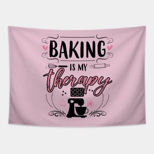 Baking Is My Therapy Tapestry