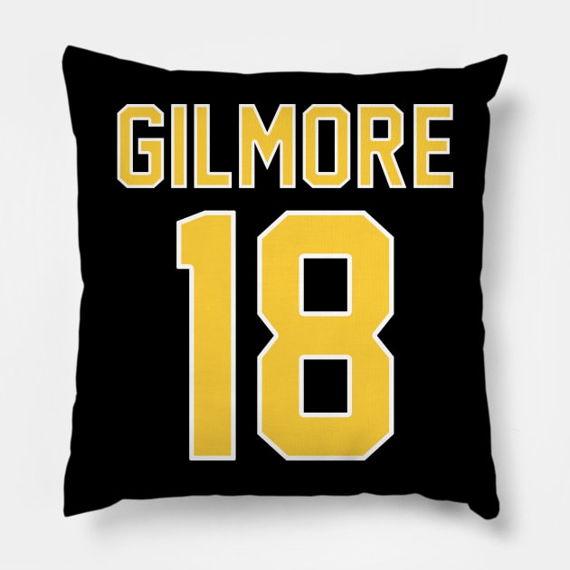 Happy Gilmore Jersey - Boston Bruins - (Front Only) Pillow by The Badin Boomer