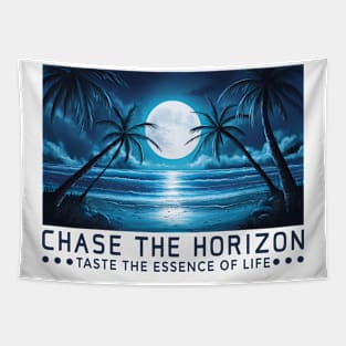 Chase The Horizon Saying Quote Statement Tapestry