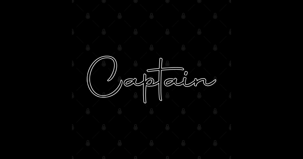 Autography Captain Name Label Autography Captain Name Label Sticker
