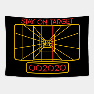 Stay on Target 2020 (incl. face mask) Tapestry