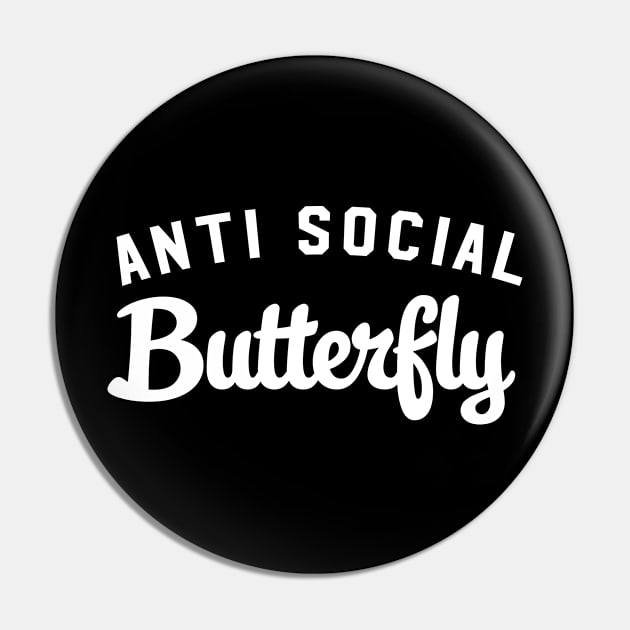 Anti social butterfly Pin by sewwani