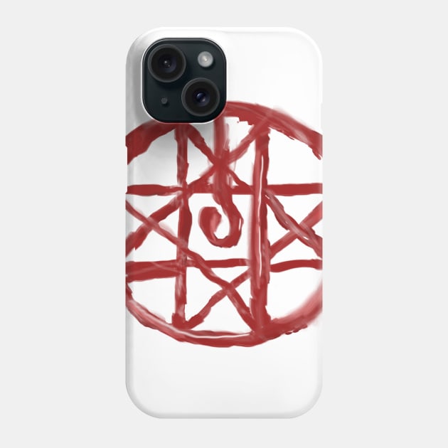 Soul Bounding Transmutation Circle Phone Case by DvirRaviv37