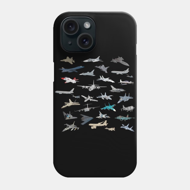 Modern Military Airplanes Phone Case by NorseTech