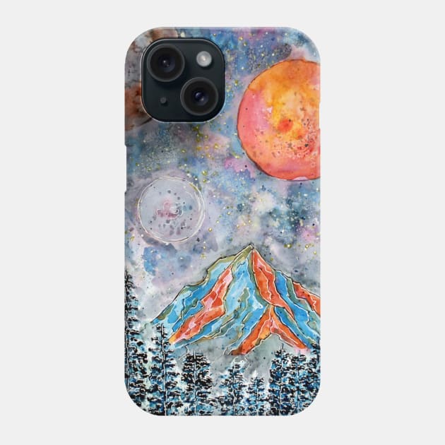 Starry Cold Night Phone Case by ZeichenbloQ