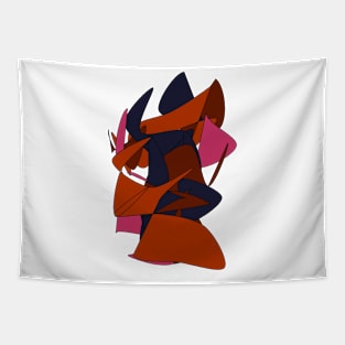 Modern Red Riding Hood Tapestry