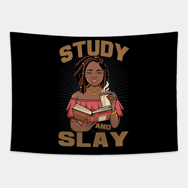 Study and Slay - Security Cert Tapestry by DFIR Diva