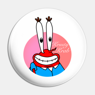 Krusty Krab Pins And Buttons Teepublic