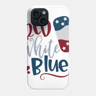 Red White and Blue Phone Case