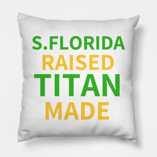 South Florida Raised Titan Made Pillow