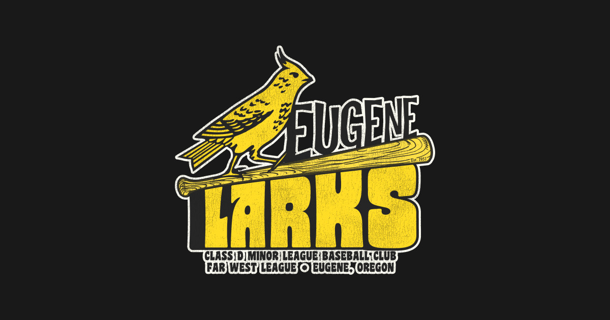 Defunct Eugene Larks Baseball Team Baseball TShirt TeePublic
