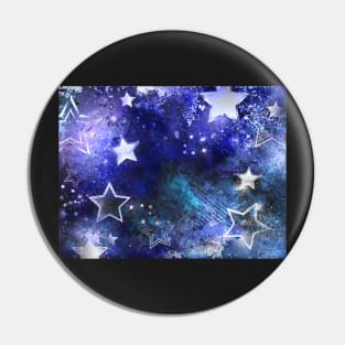 Space background with stars Pin