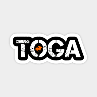 Toga Saratoga Springs Upstate New York Magnet