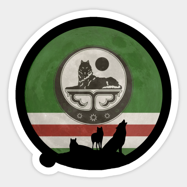 chechnya wolf flag