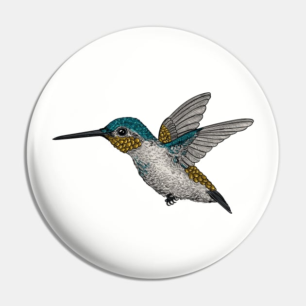 Hummingbird 4 Pin by katerinamk