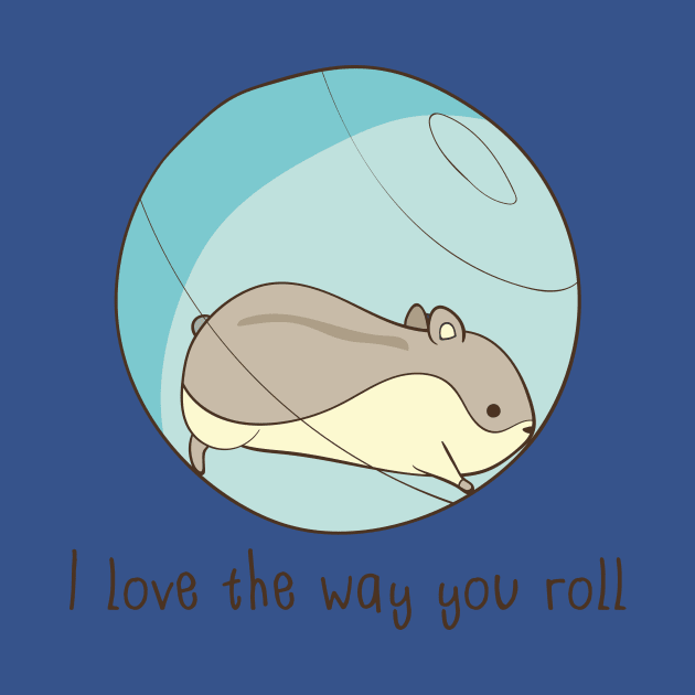 I love the way you roll! Hamster by Dreamy Panda Designs