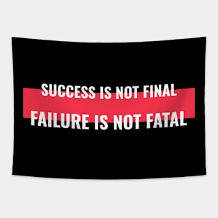 SUCCESS IS NOT FINAL MOTIVATIONAL Tapestry