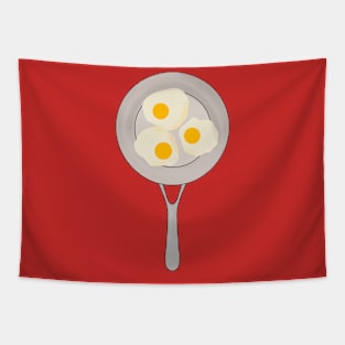 Fried eggs Tapestry