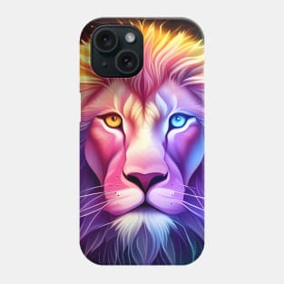 Neon Lion Phone Case