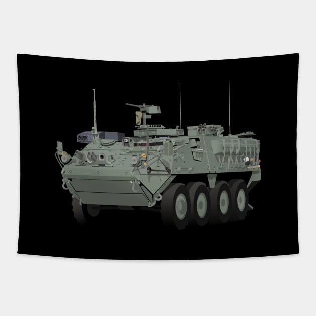 Stryker Infantry Carrier Vehicle Tapestry by NorseTech