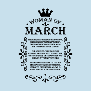 SKILLHAUSE - WOMAN OF MARCH T-Shirt