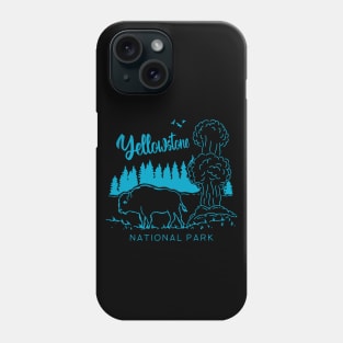 Yellowstone National Park Minimalist Phone Case