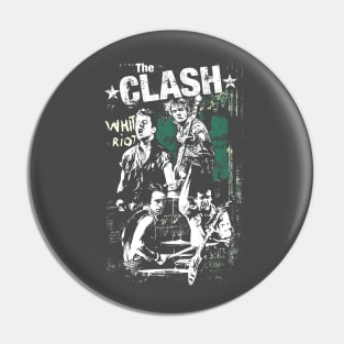 THE CLASH - TYPOGRAPHY CONCERT Pin