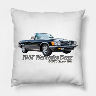 1987 Mercedes Benz 560SL Convertible Pillow
