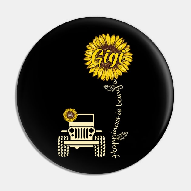 Jeep Sunflower Jeep Gigi Happiness is being a Gigi Jeep Women Pin by Jane Sky