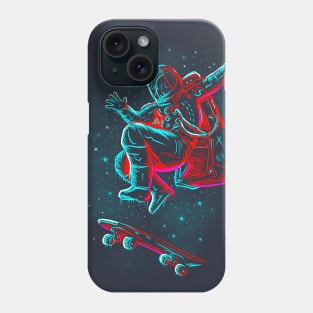 Astronaut Skater Phone Case