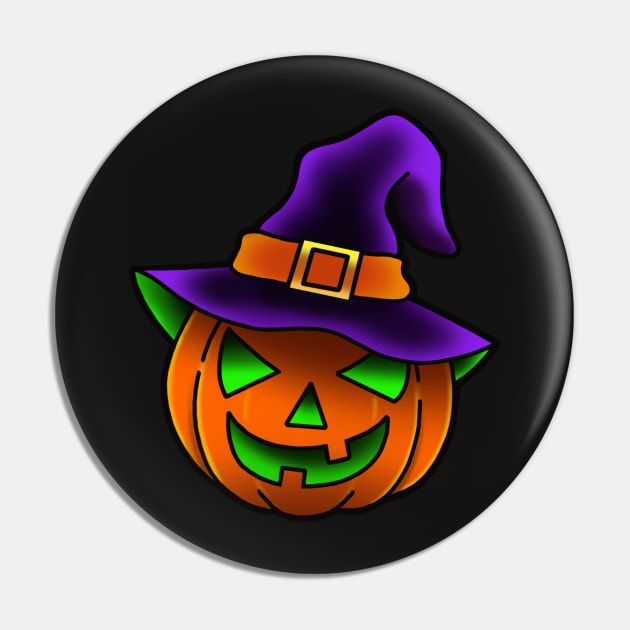 Halloween Pumpkin Pin by Glockink