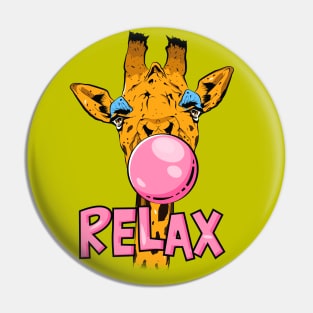 Giraffe Relax Pin