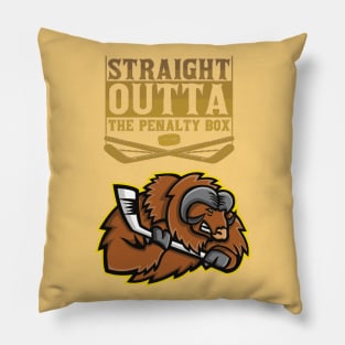 Straight outta the penalty box bufallo Pillow