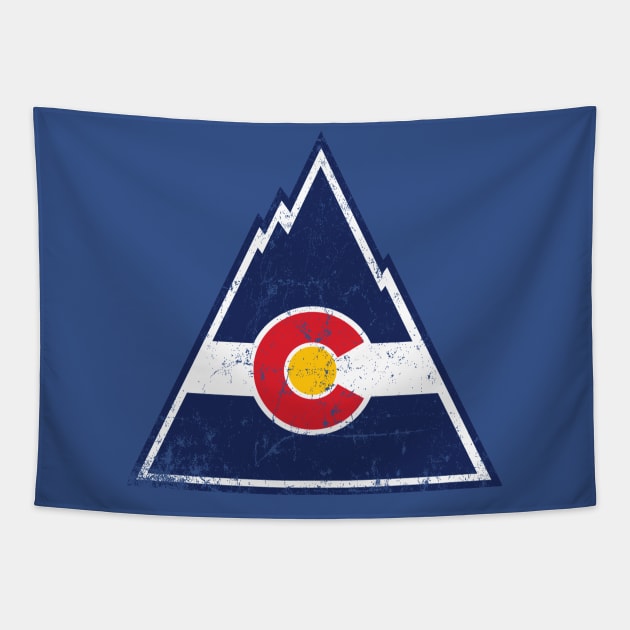 Colorado Rockies Tapestry by MindsparkCreative