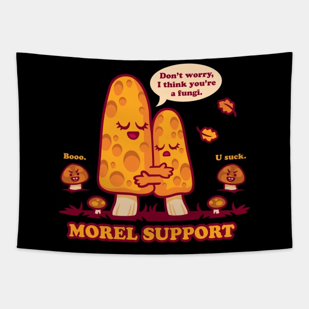 Morel Support Tapestry by harebrained