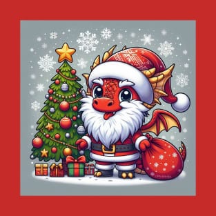 Dragon Santa T-Shirt