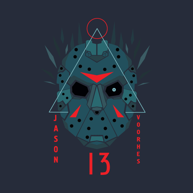 jason voorhees mask by BrainDrainOnly