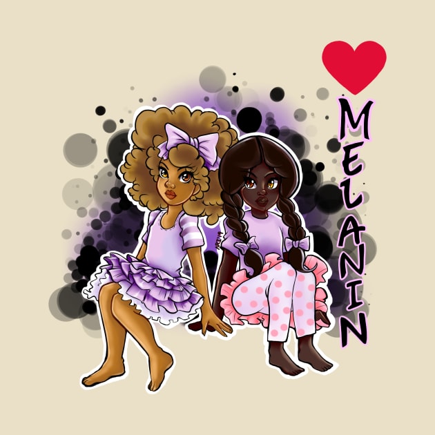 Melanin Twins by PixhelBaby