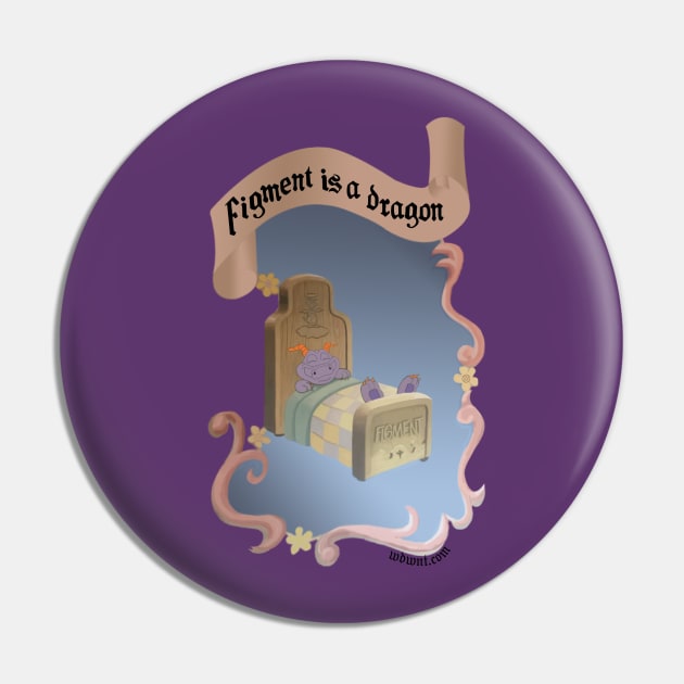 Figment is a Dragon - Epcot, Journey Into Imagination Pin by WDWNT