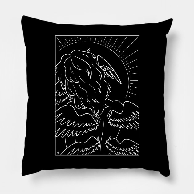 ryo asuka w Pillow by Rabbitonteepublic